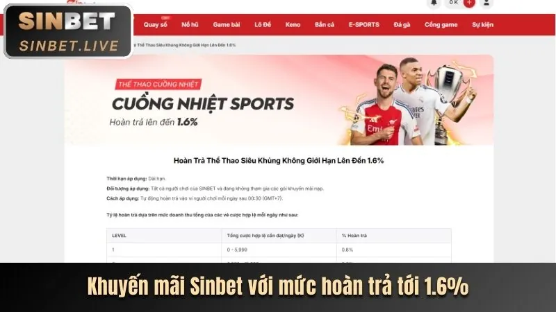 Giao diện ứng dụng bsport login
